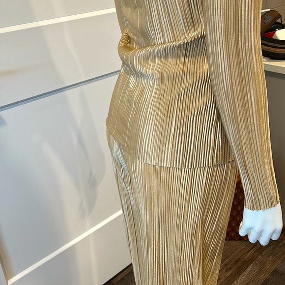 Rachel Zoe Plisse 2pc Pant & Shirt Set NWT - Picture 11 of 16